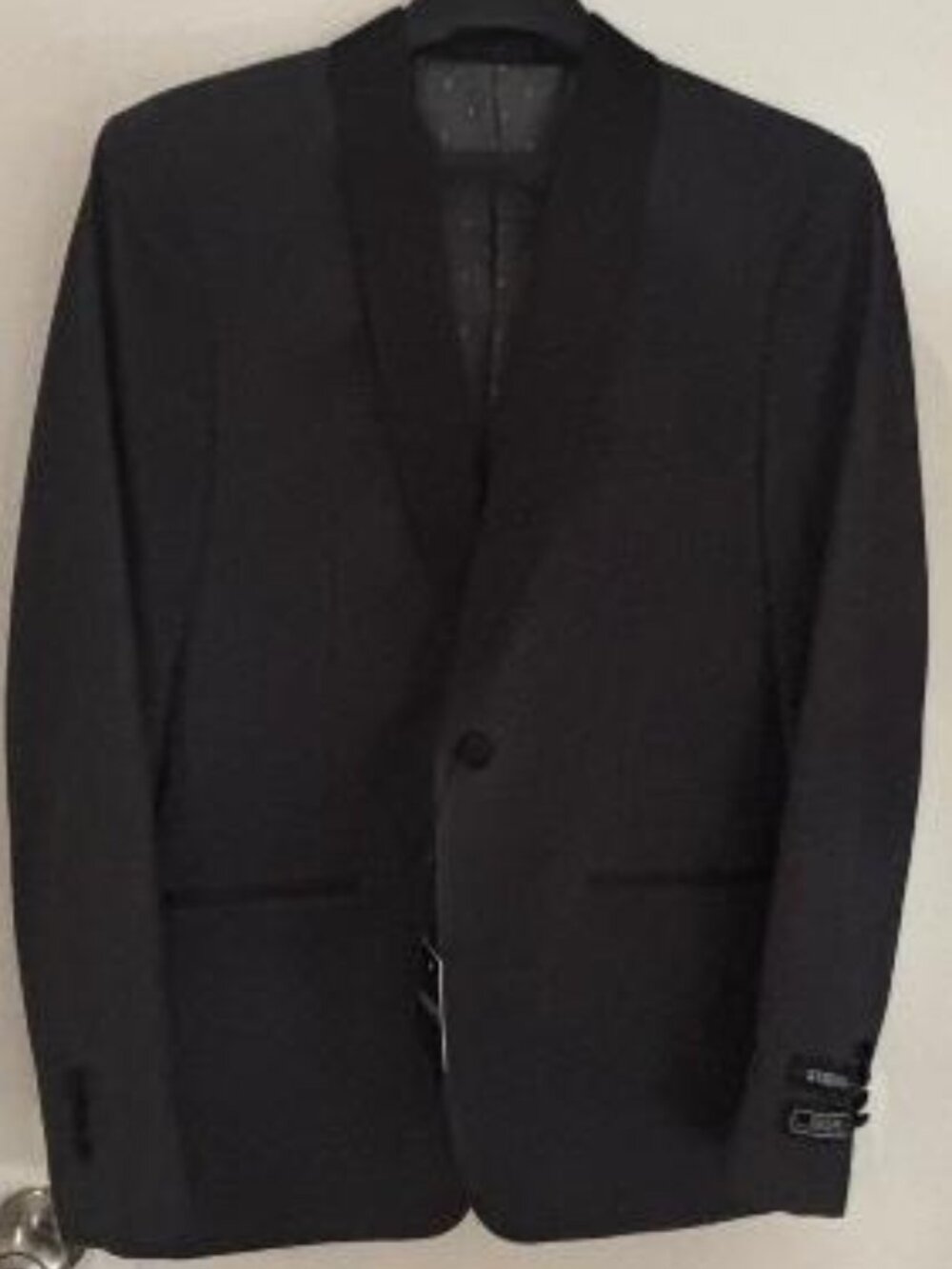 Couture 1910 Men's Dk Gray/Black Shawl Lapel Tuxedo Jacket 40R NWT